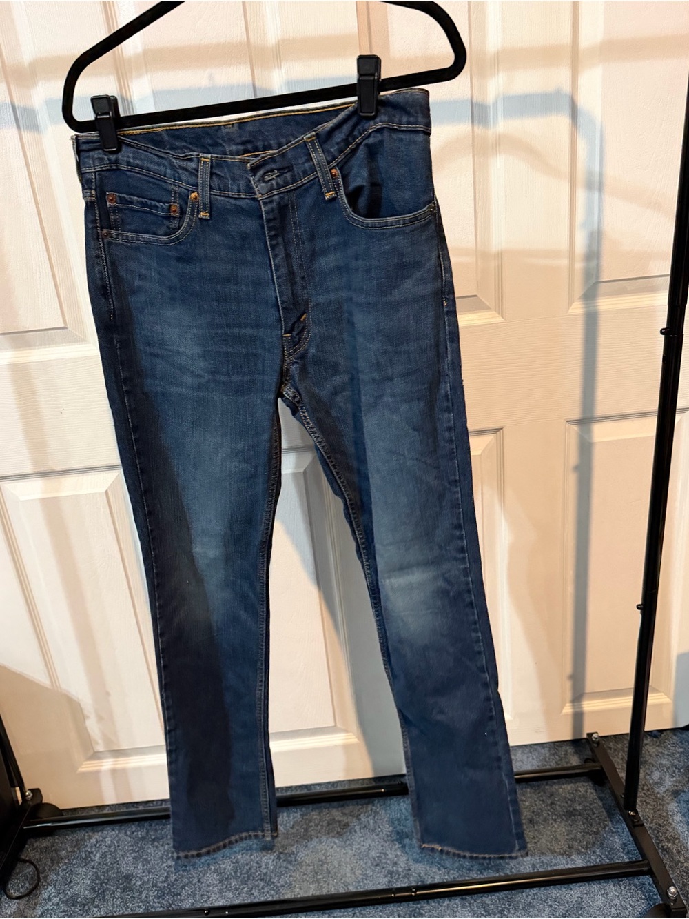 Levi's Straight-Leg Jeans in Classic Blue